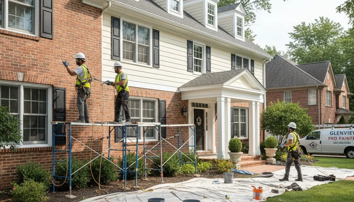 Professional painters serving Highland Park, IL for interior and exterior house painting services