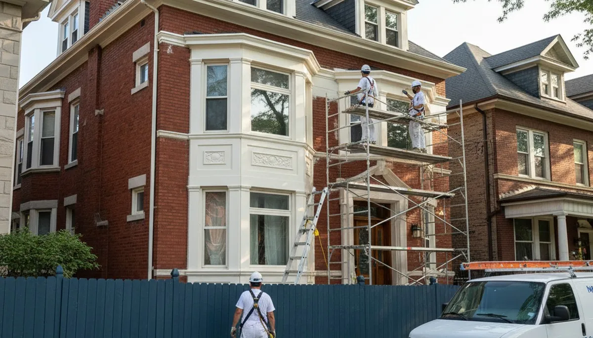 Painting contractor in Highland Park, IL providing professional interior and exterior painting services