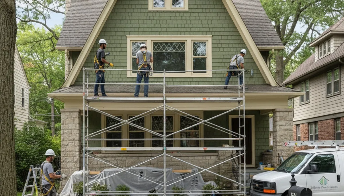 Professional painting crew in Highland Park, IL providing interior and exterior painting services